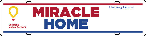 Miracle Home Sign Rider, 6h x 24w, Steel